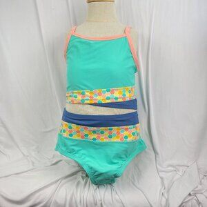 Matilda Jane Dream Chasers Candy Dots 2 Piece Swimsuit Bikini Girls Size 8 NEW